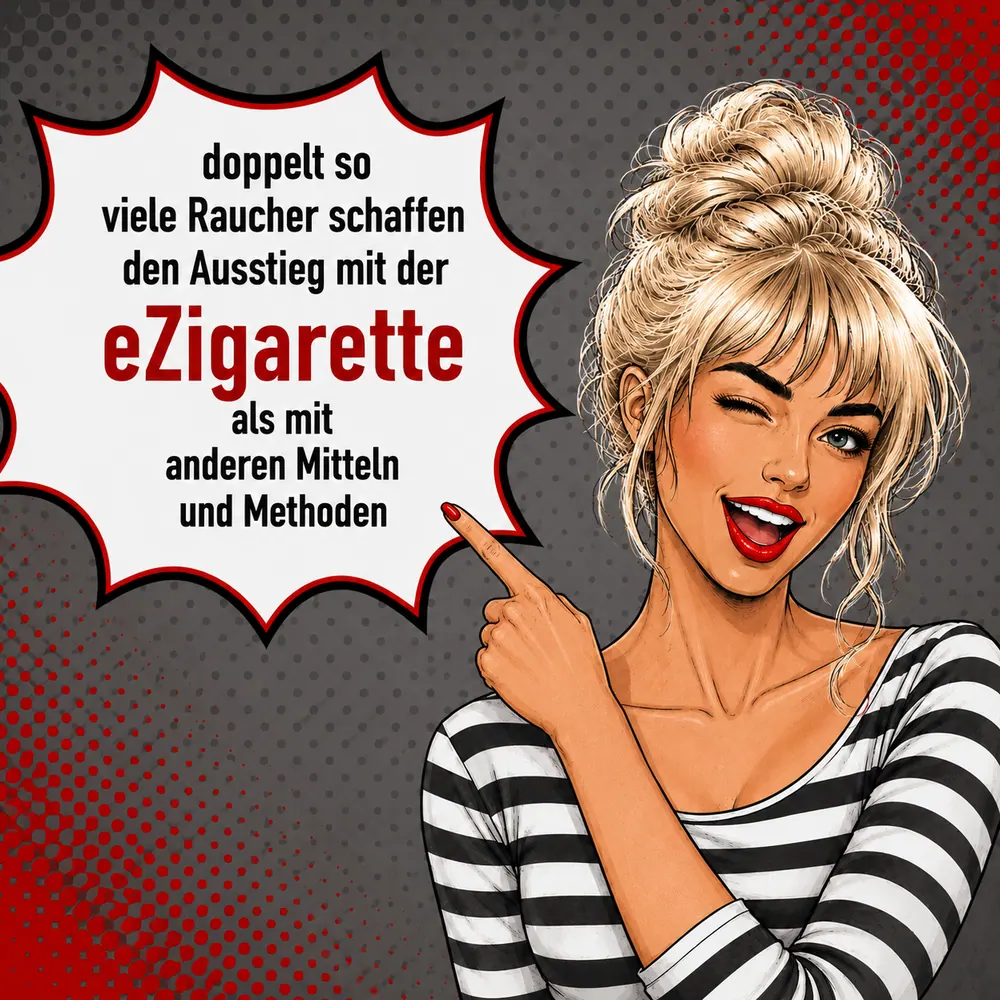 Faktenbild 5: Zahlreiche ehemalige Raucher berichten, dass ihnen der Wechsel zur E-Zigarette leichter gefallen ist als frühere Versuche mit anderen Methoden.
