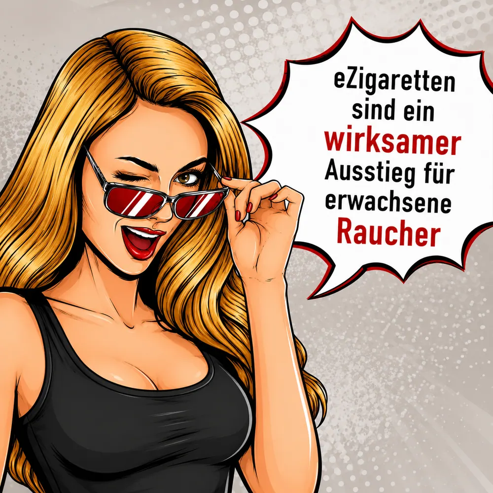 Faktenbild 10: Für viele erwachsene Raucher stellt die E-Zigarette eine Alternative zur Tabakzigarette dar. Verschiedene Untersuchungen deuten darauf hin, dass sie vielen Rauchern beim Umstieg helfen kann.